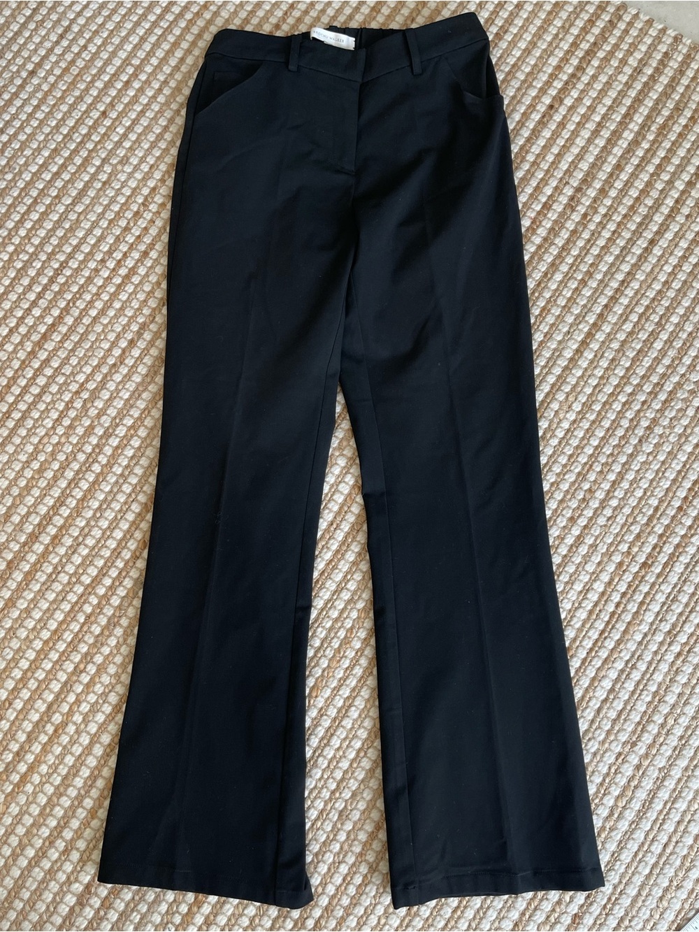 Brochu Walker Black Straight Leg Trousers Size XS